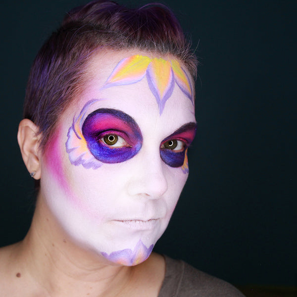 UV Sugar Skull Makeup by Stacey Perry (Richard)