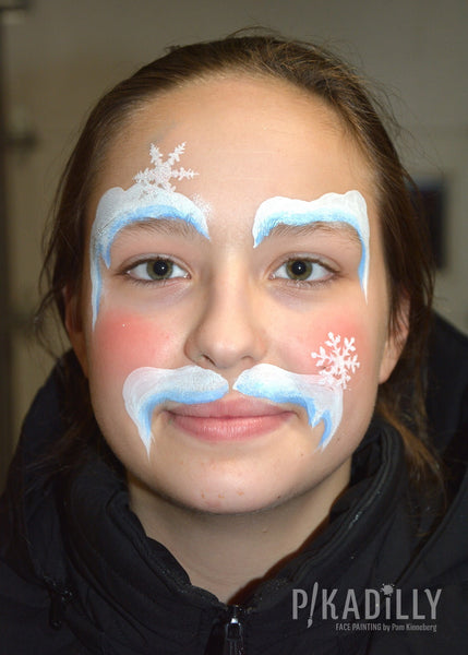 Jack Frost Face Paint Design