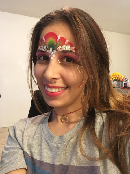 Maria Bueno Face Paint Design