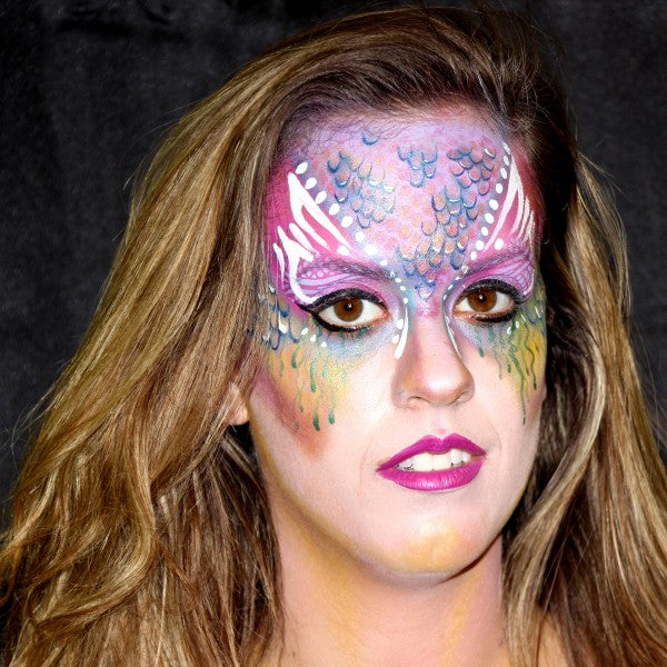 Tutorial: Mermaid Face Painting – Facepaint.com