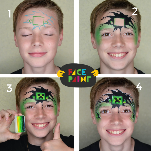 Minecraft Face Paint Design