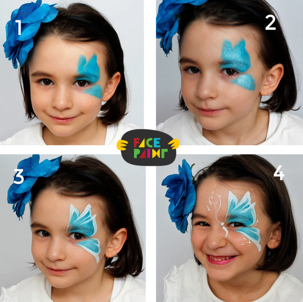  Face Painting Kit for Kids with 16 Colors - Step-by