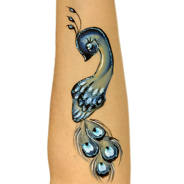 Lovely Peacock Arm Design by Helene Rantzau
