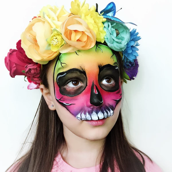 day of the dead face paint designs for kids