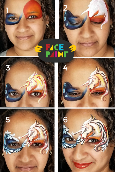 Unicorn FACE PAINT tutorial