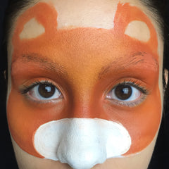 Tiger Face Paint Step 2