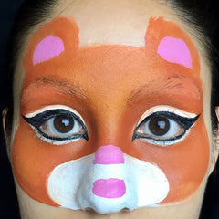 Tiger Face Paint Step 4