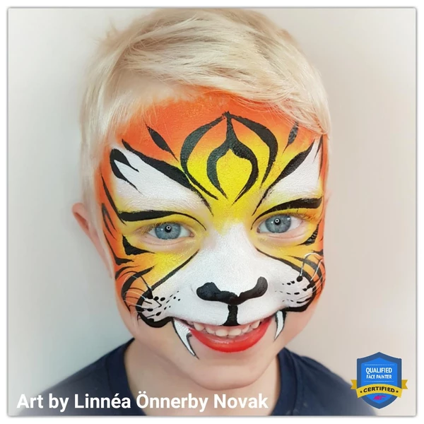 Tiger Face Paint Design