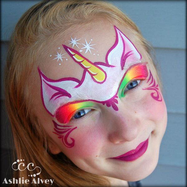 Unicorn face paint