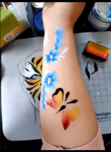Fast Butterfly Arm Paint