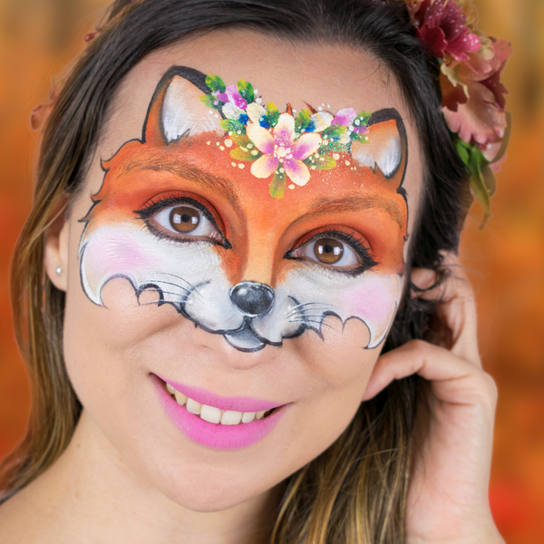 Fox Face Paint Design