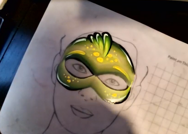 PJ Mask Gekko Face Paint