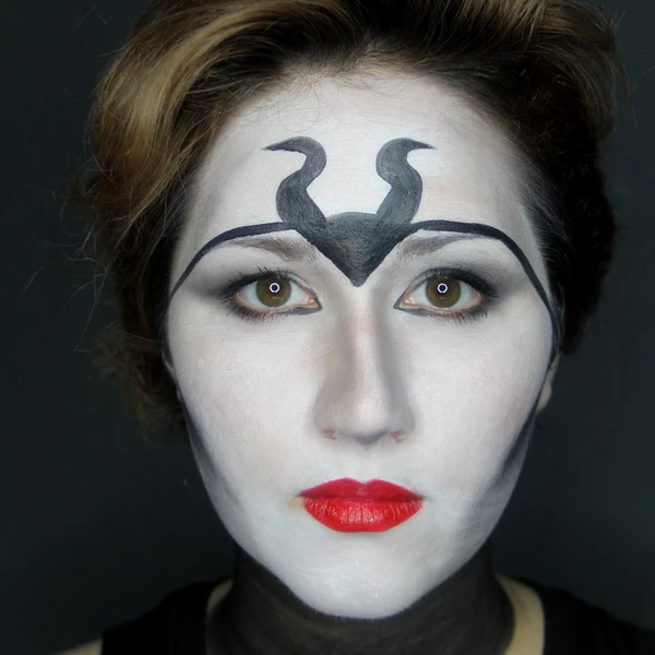 Maleficent Face Paint
