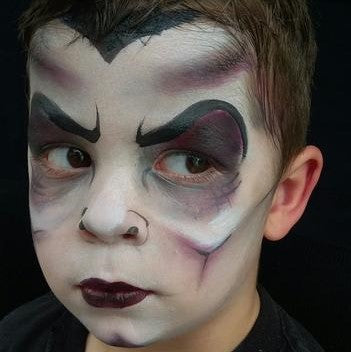 Top 2 Dracula Face Paint Designs: How to Face Paint Dracula - Facepaint.com