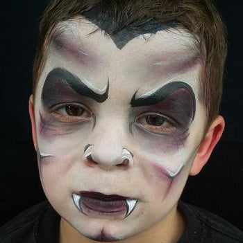 Top 2 Dracula Face Paint Designs: How to Face Paint Dracula - Facepaint.com