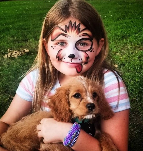 Puppy Face Paint