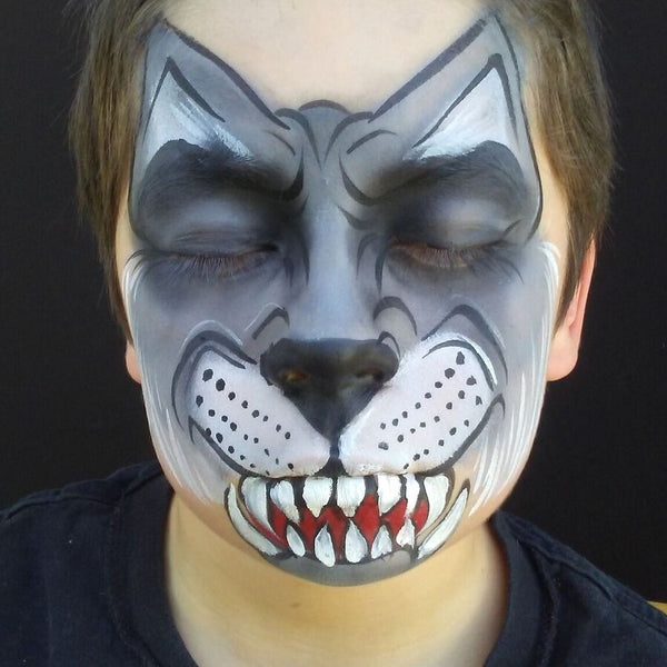 Halloween Inspired Werewolf by Melissa Perez - Facepaint.com