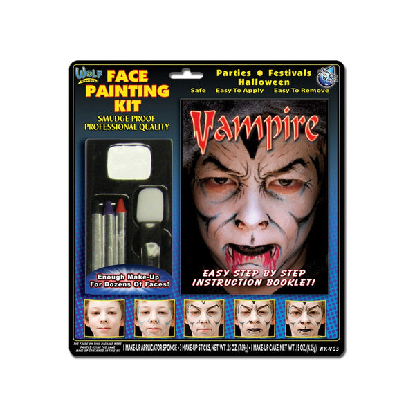 Wolfe Vampire Face Painting Kits (4 Colors): FacePaint.com - Facepaint.com
