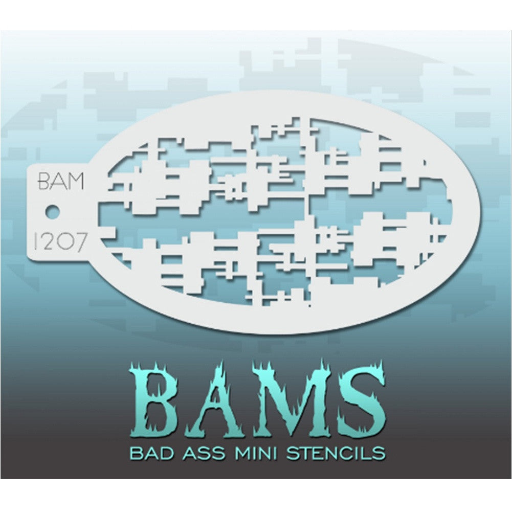 Bad Ass Mini Stencils - BAM 1207