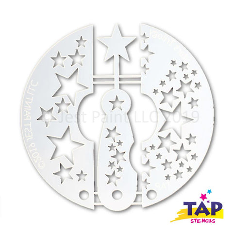 TAP Face Painting Stencil - Super Star (101)