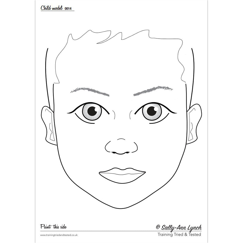 Sally-Ann Lynch Face Painting Practice Board - Child | FacePaint ...