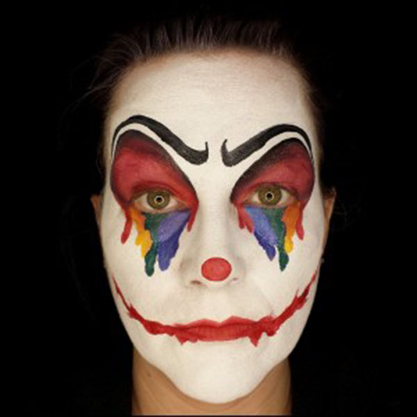 Scary Clown by Stacey Perry – HalloweenMakeup