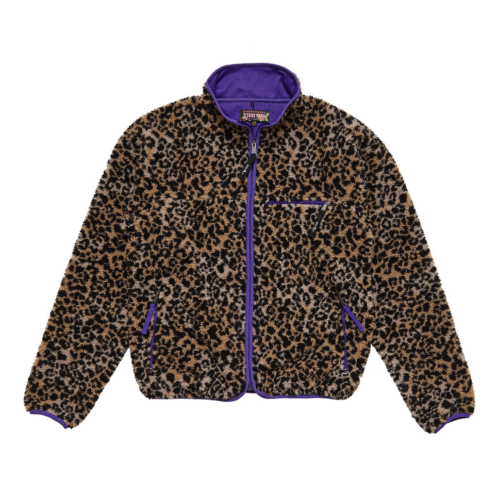 Leopard Fleece Jacket – STRAY RATS