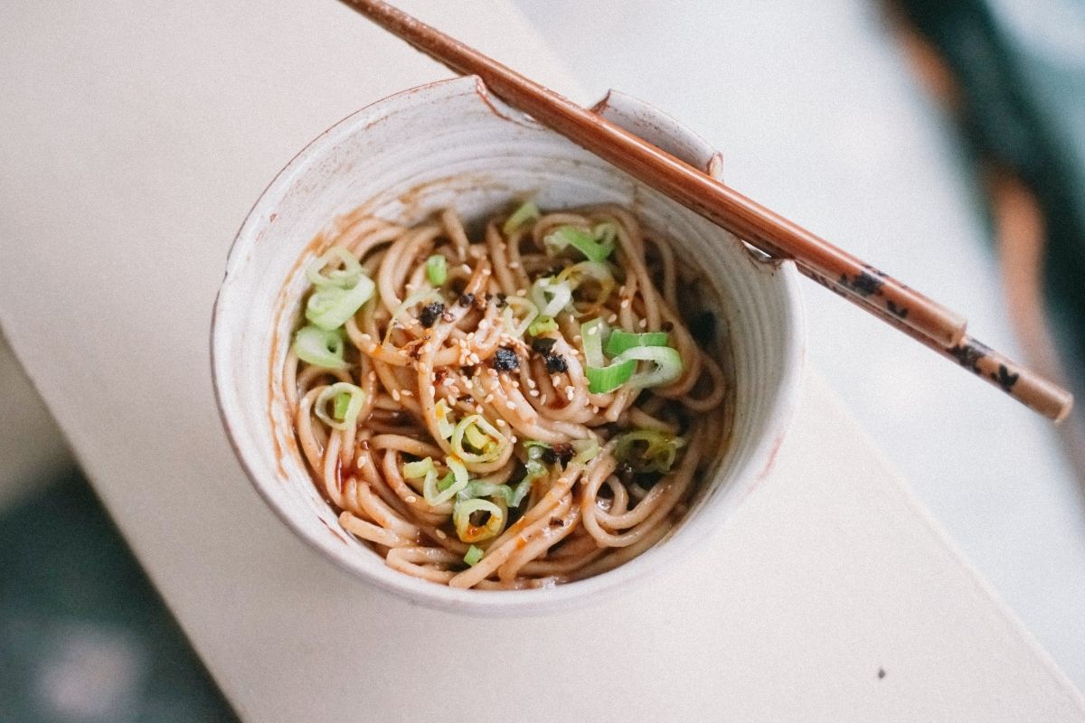 udon noodle dish