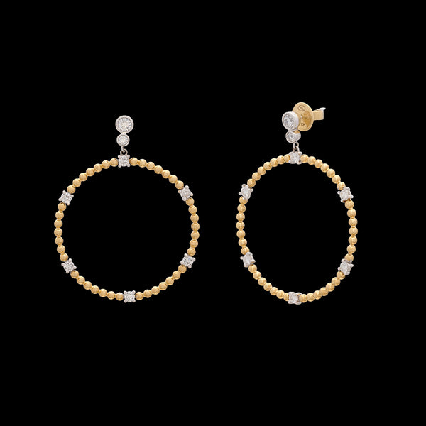 Maria Canale Diamond & 18k Gold 'Flapper' Earrings - 66mint Fine Estate ...