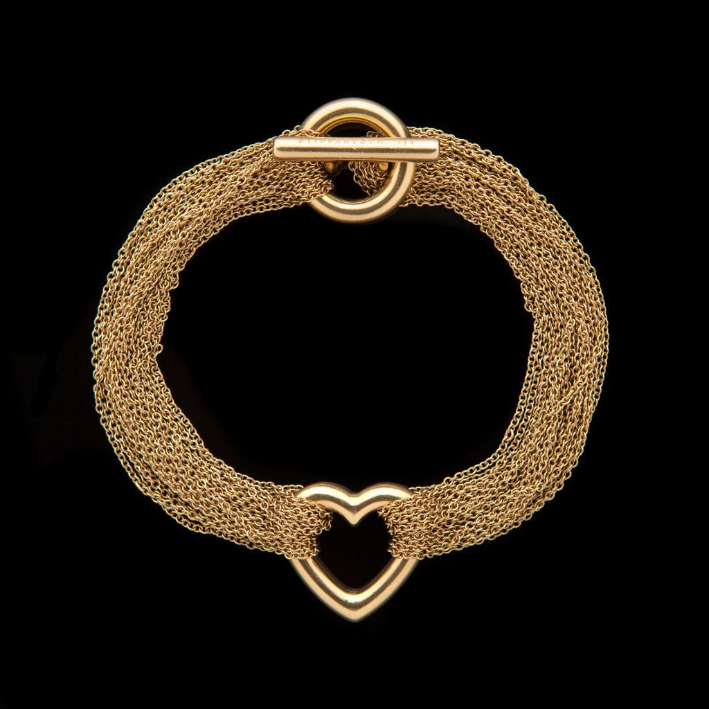 tiffany mesh heart bracelet