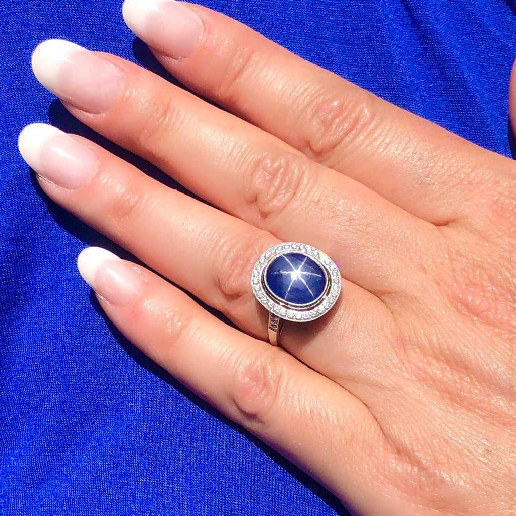 star sapphire ring