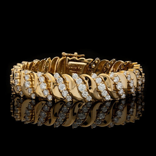 Jose Hess 9.60ct tw Diamond Bracelet - 66mint Fine Estate Jewelry