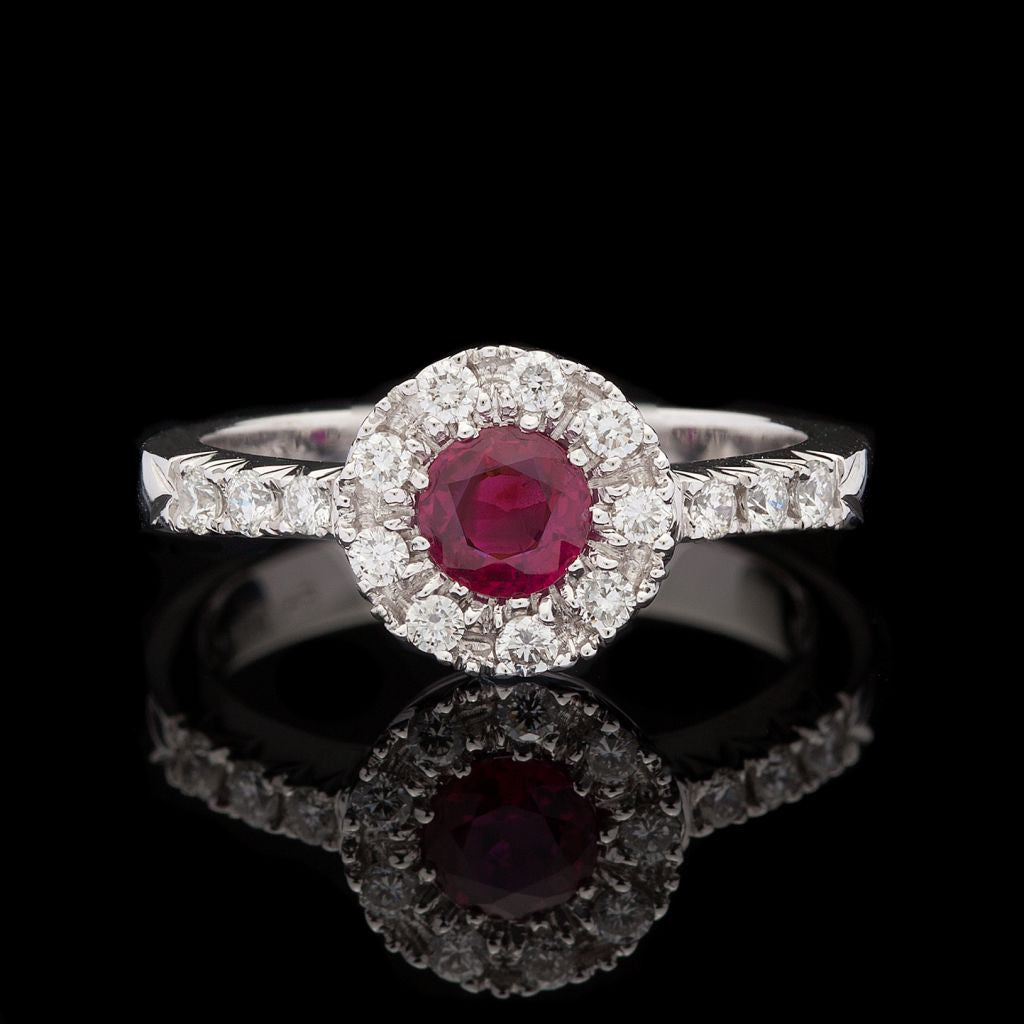 Favero Ruby & Diamond Ring - 66mint Fine Estate Jewelry