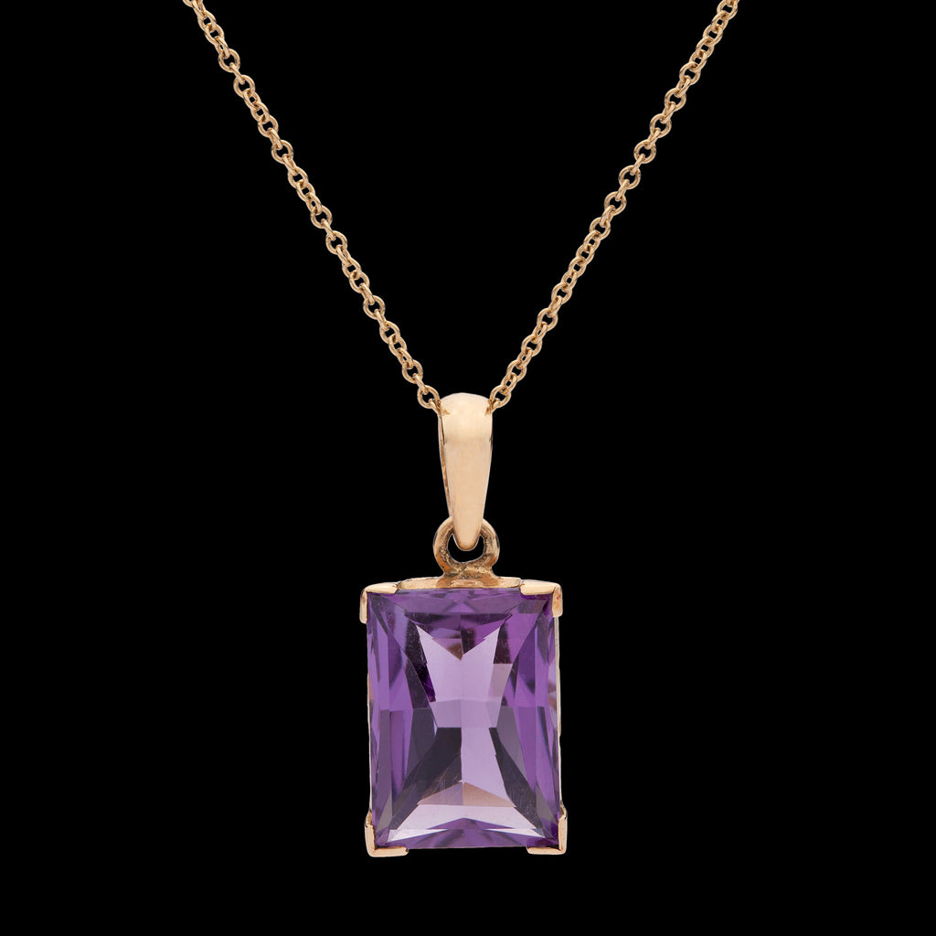 amethyst necklace tiffany