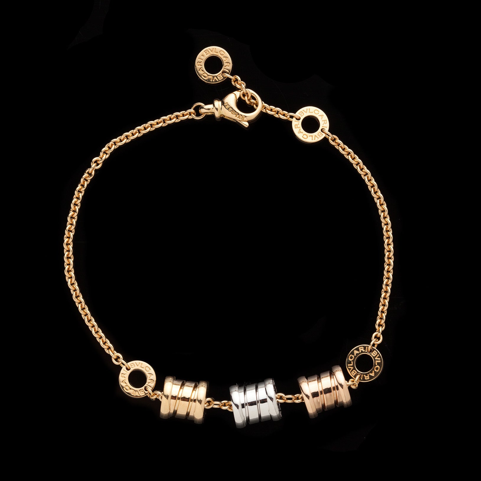 Bulgari B Zero Tri-Color Gold Bracelet - 66mint Fine Estate Jewelry