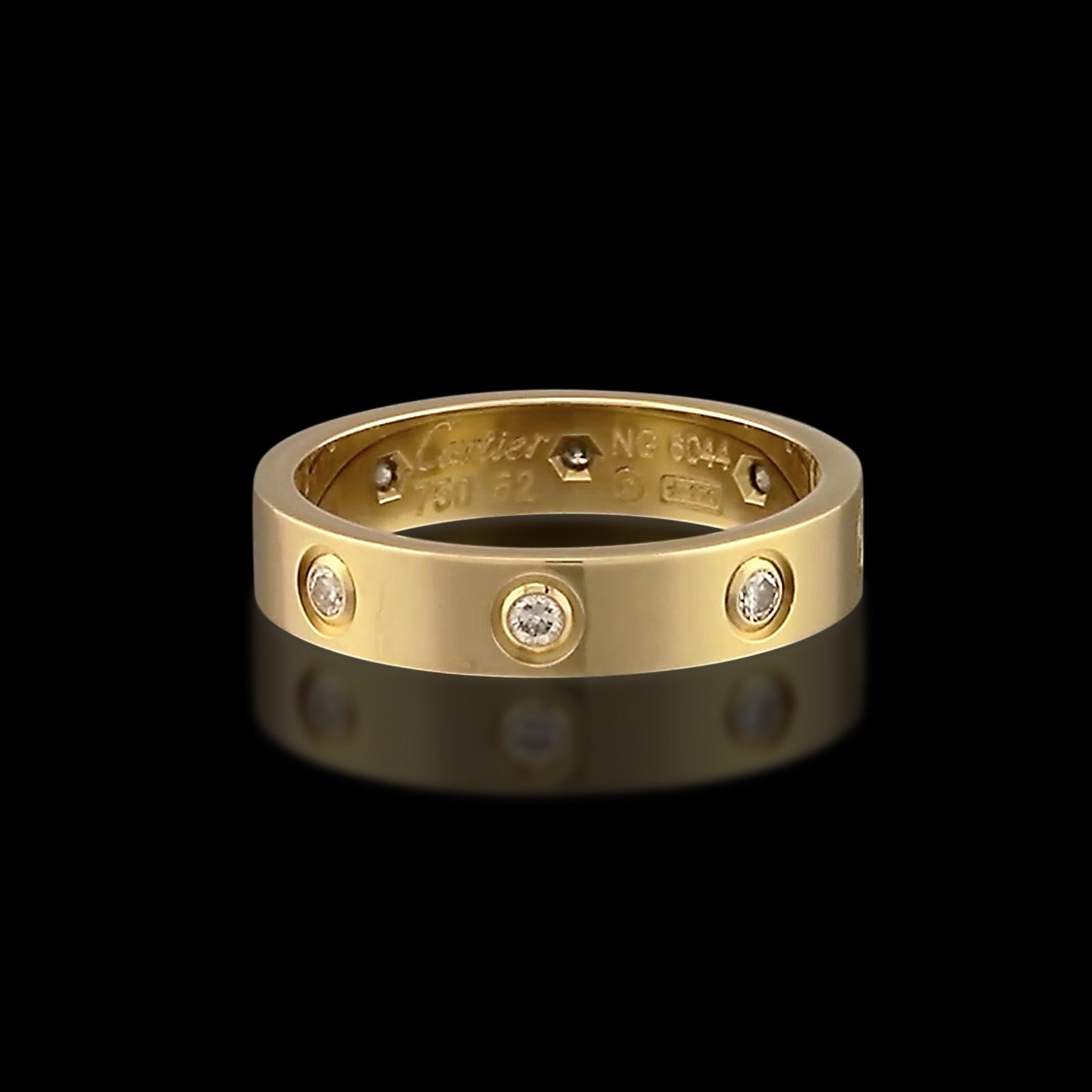 cartier 18k gold band