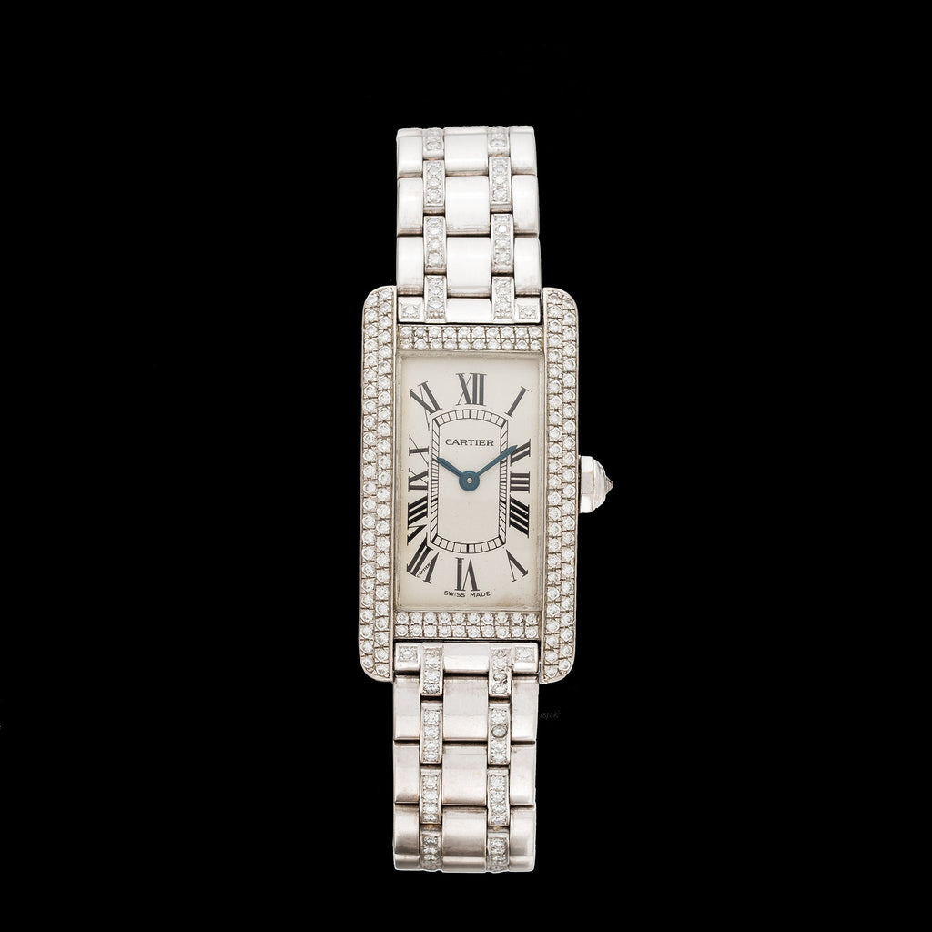 cartier tank americaine diamonds