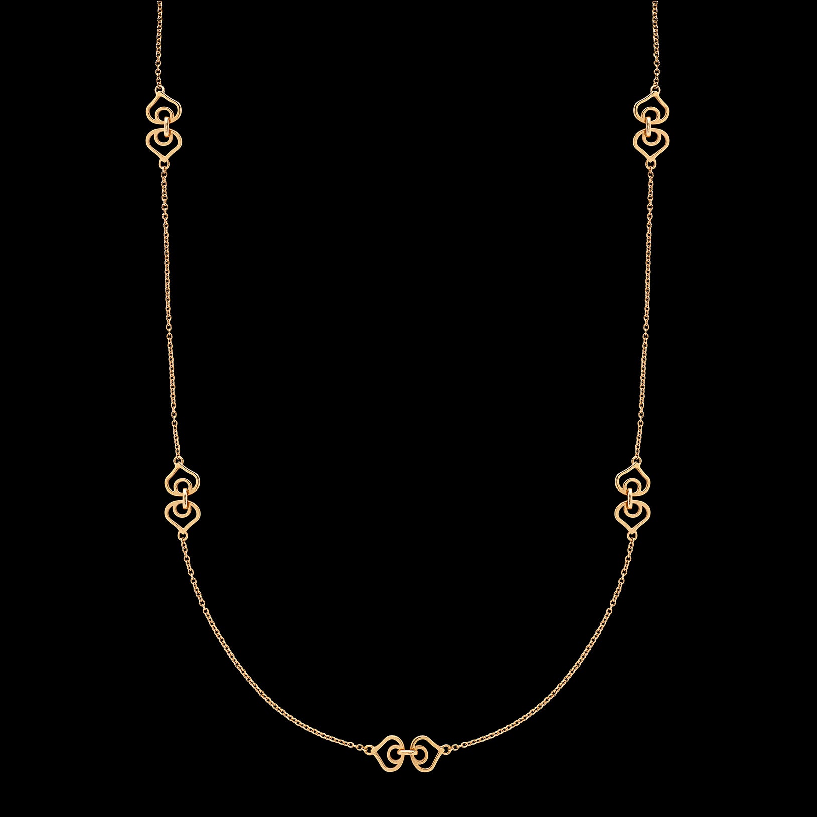 Marina B. 18k Gold Station Necklace - 66mint Fine Estate Jewelry