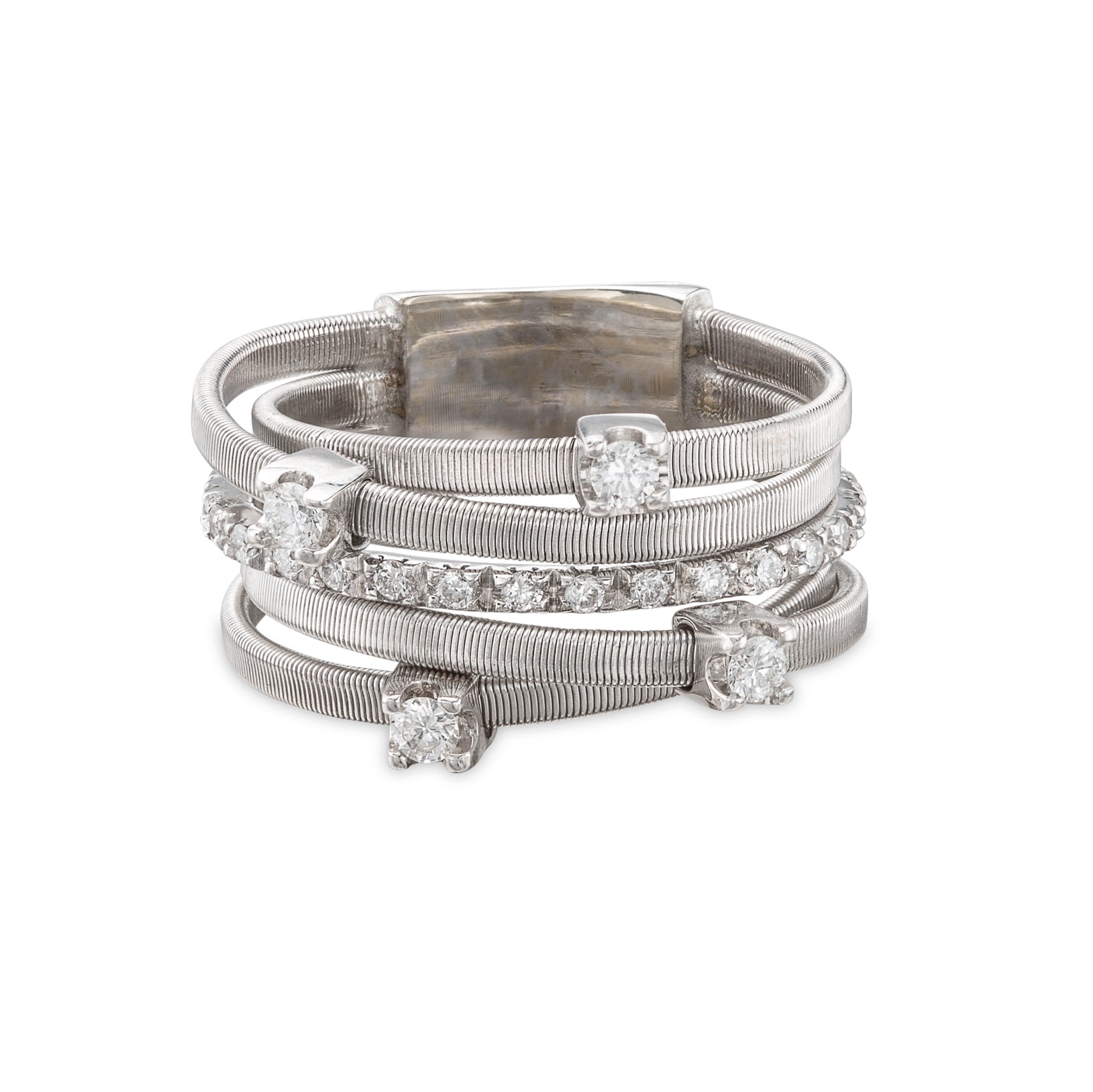 Marco Bicego Diamond & White Gold Ring