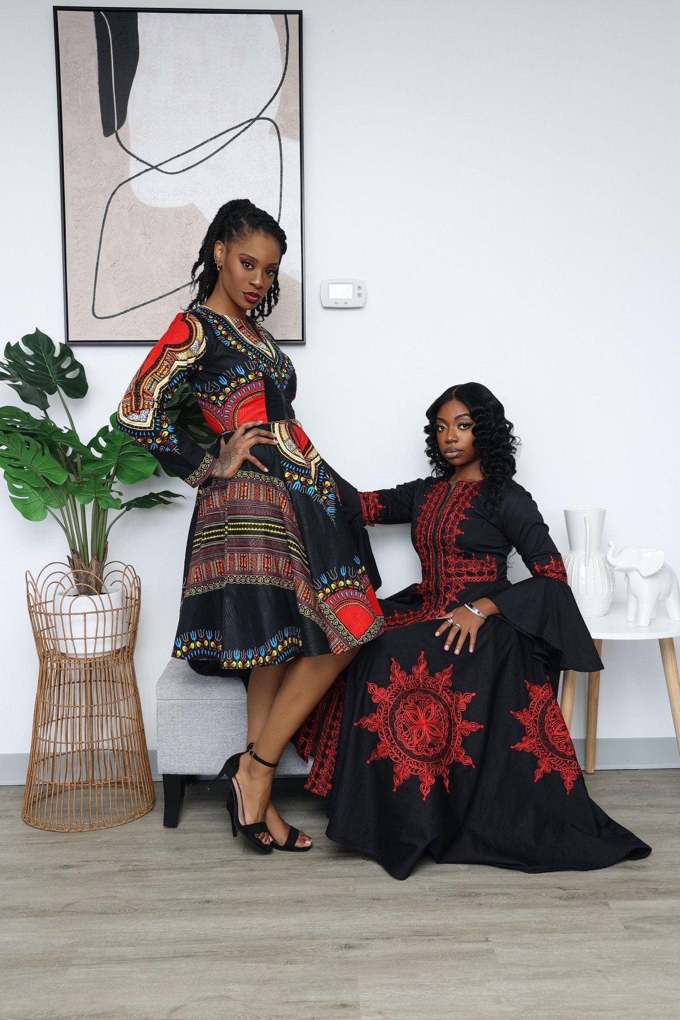 African print and embroidered clothing for Women - African Print Skirts ...