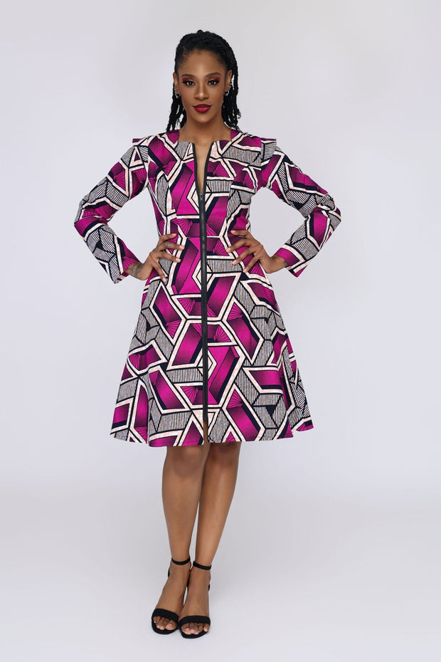 African Print Jacket-Dresses – Ray Darten