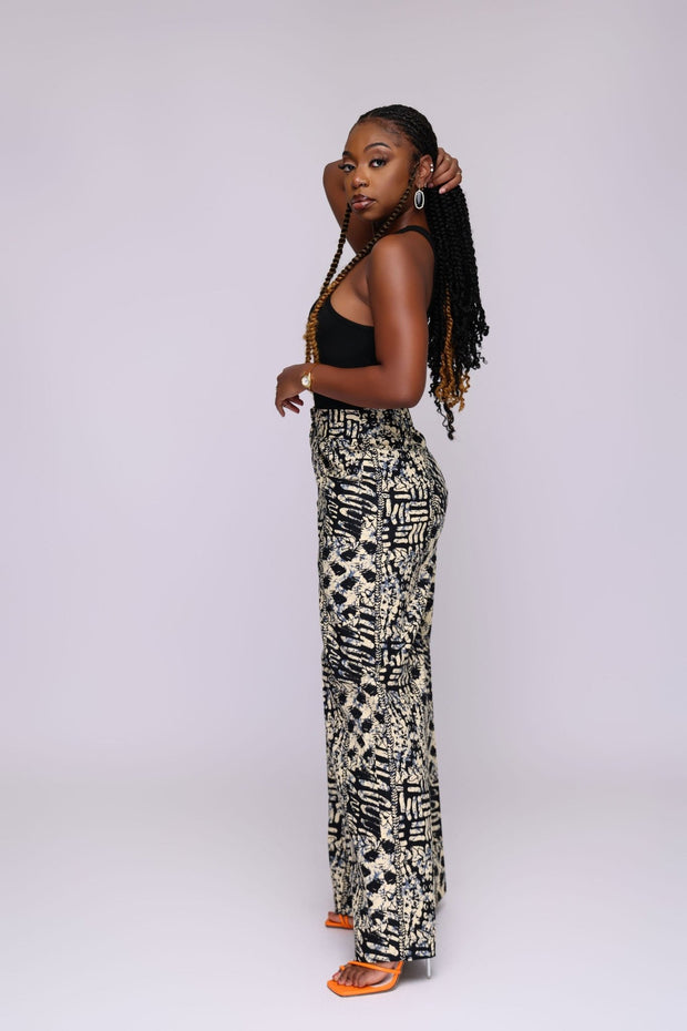 Modele African Print Kimono & Pants Set – Ray Darten