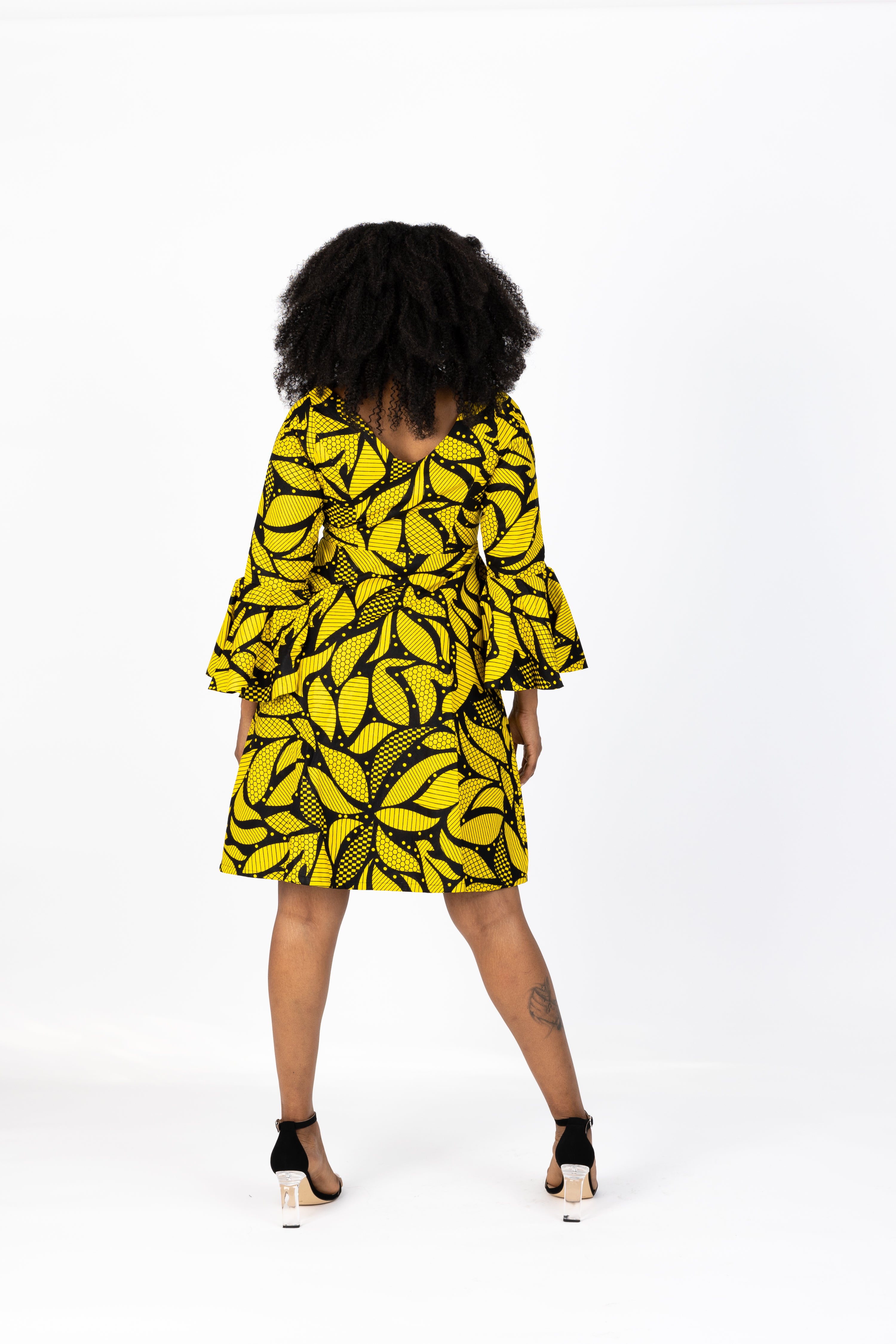Bamise African Print Jacket Dress