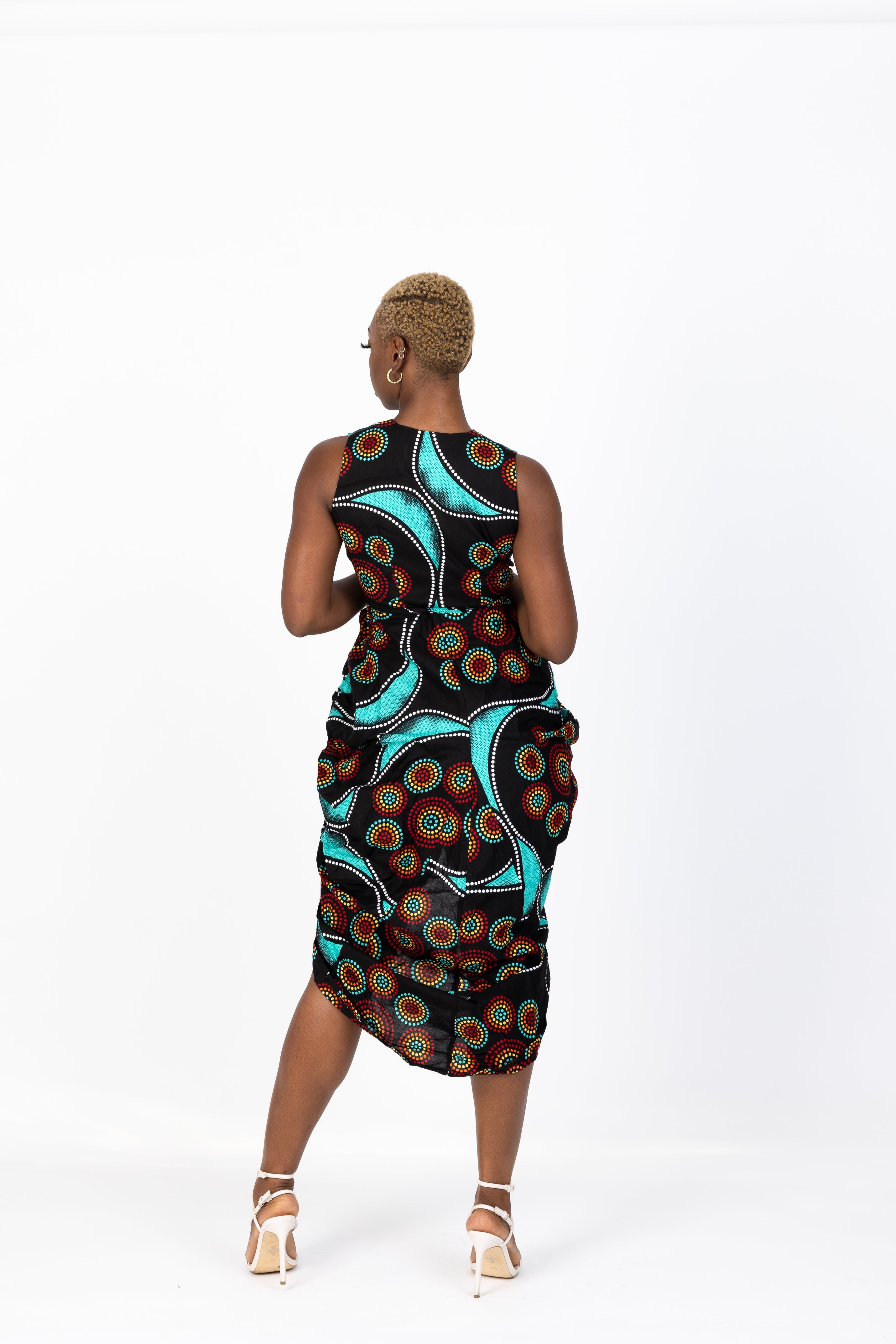 Morire African Print Dress