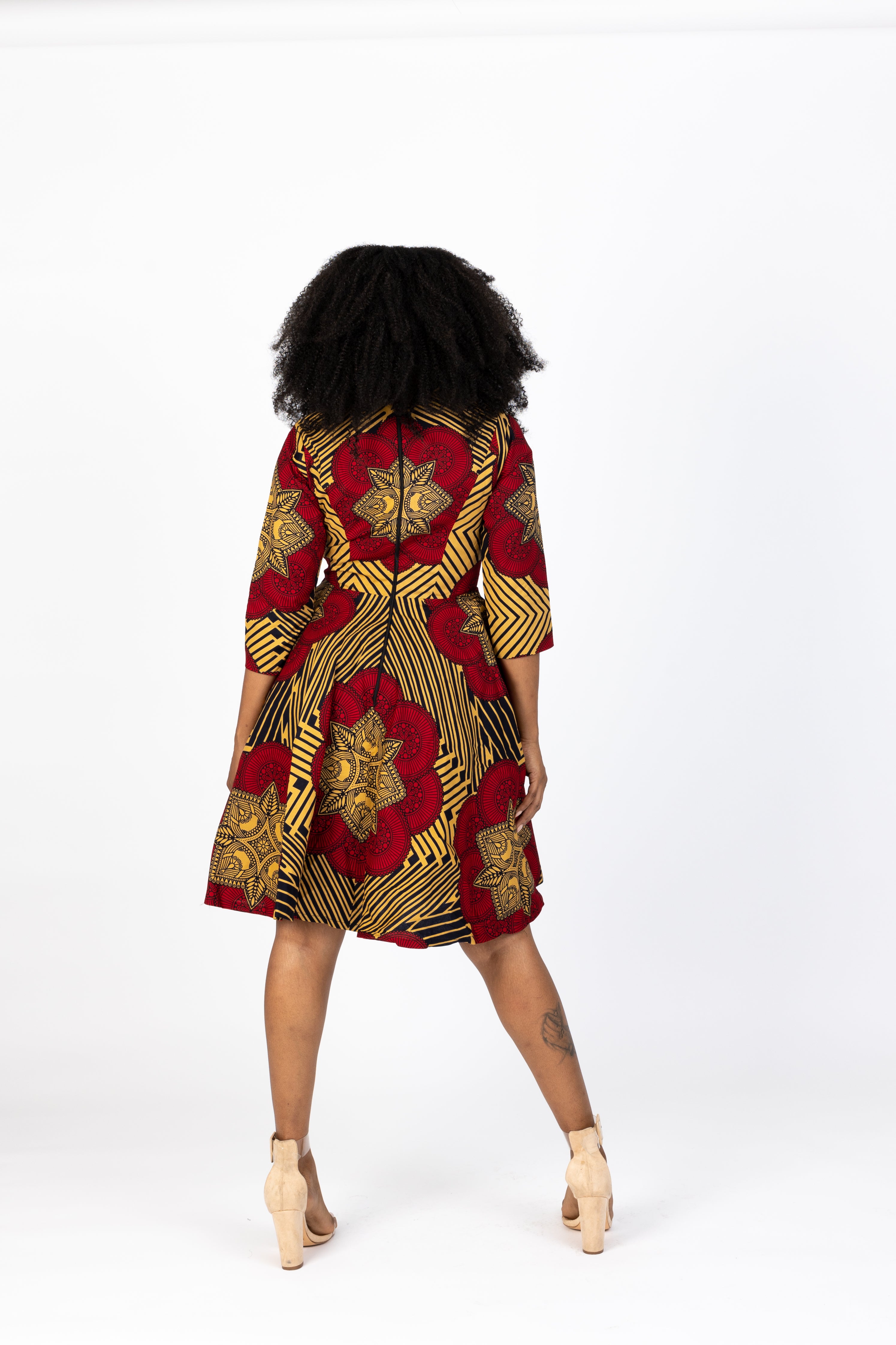 Nifa African Print Dress