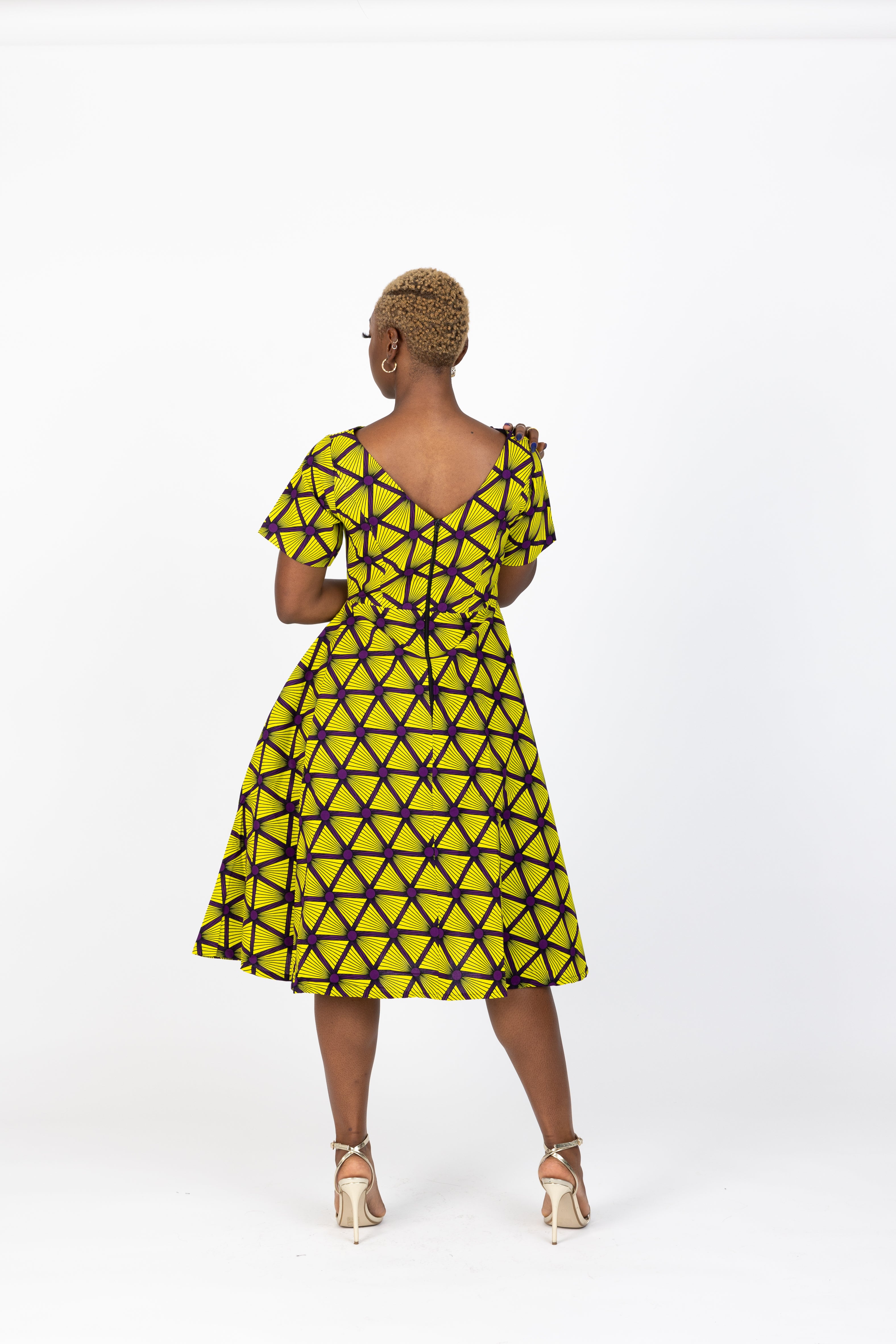 Victoria African Print Dress