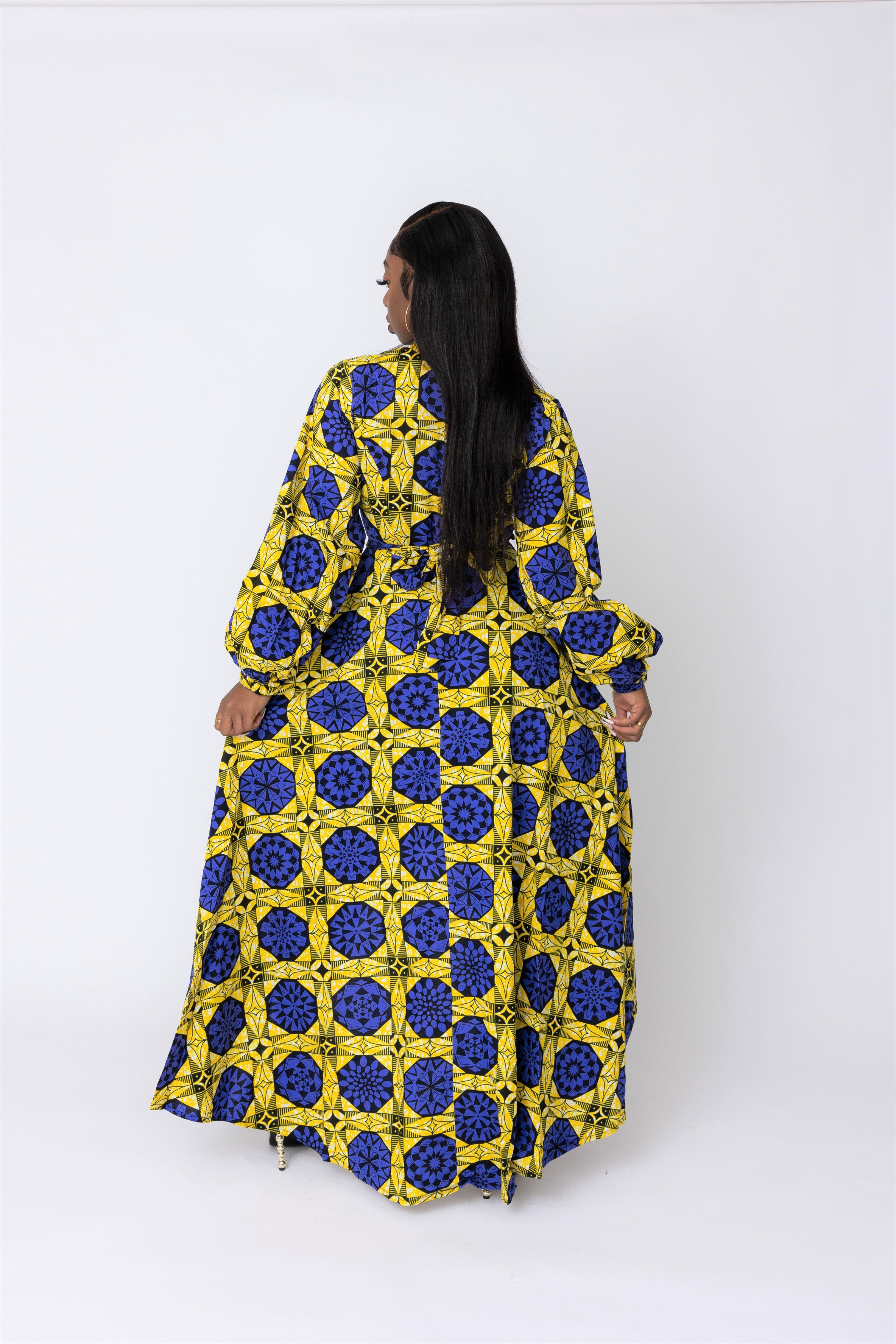 Awodola African Print Dress