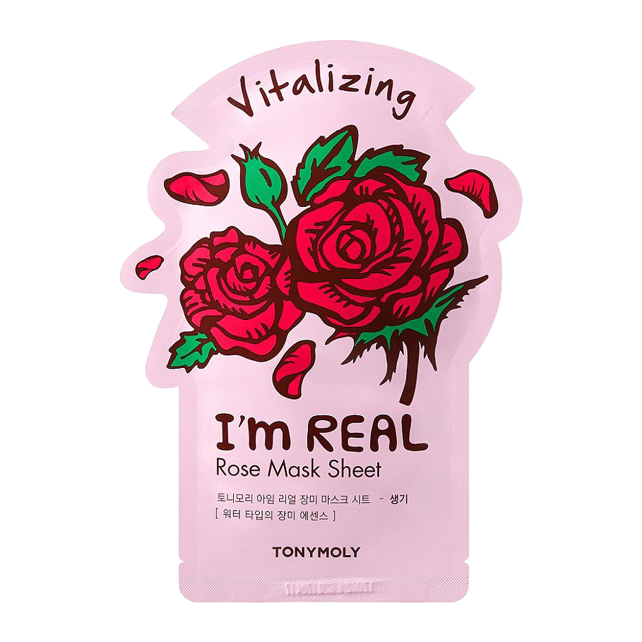 Rose Sheet Face Mask