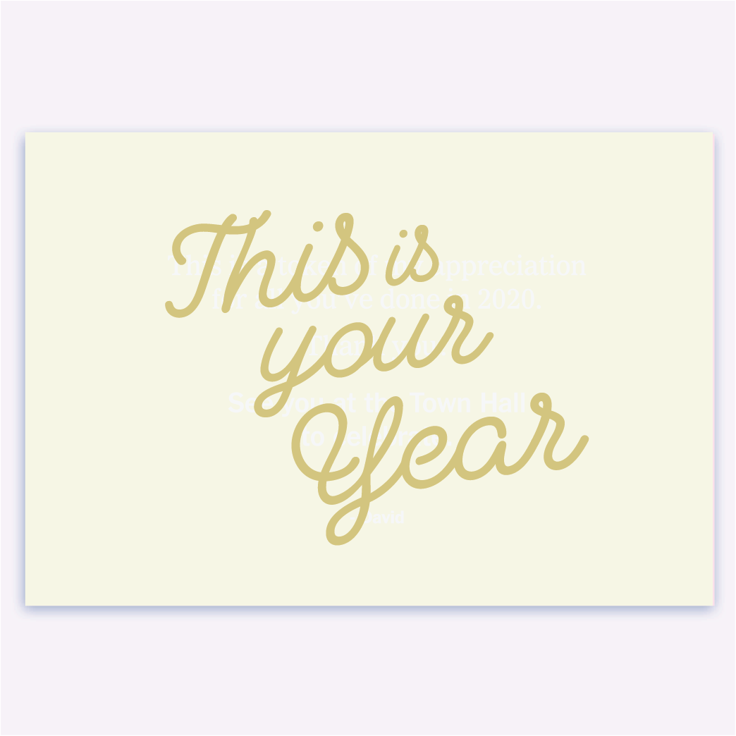 This Is Your Year Card