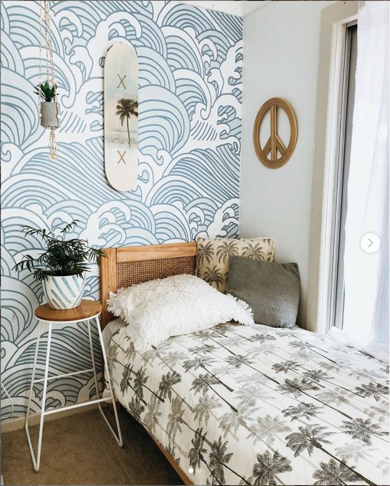 Beachy bedroom